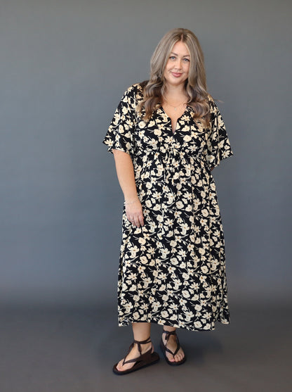 Juney Dress - Sepia Bloom PRE-SALE 2 WEEK DELIVERY