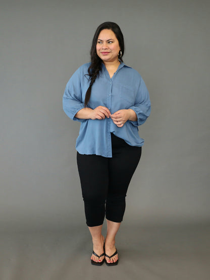 Haven Shirt - Denim Blue