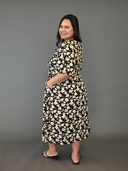 Juney Dress - Sepia Bloom PRE-SALE 2 WEEK DELIVERY