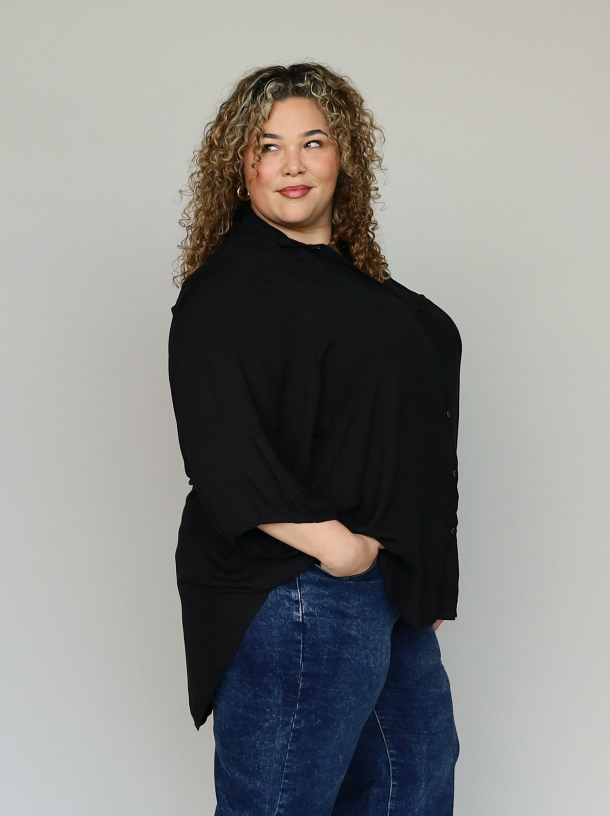 Haven Shirt - Black - Isla-Maree