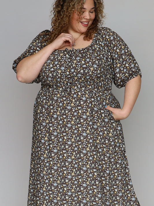 Tabitha Dress - Chocolate Meadow