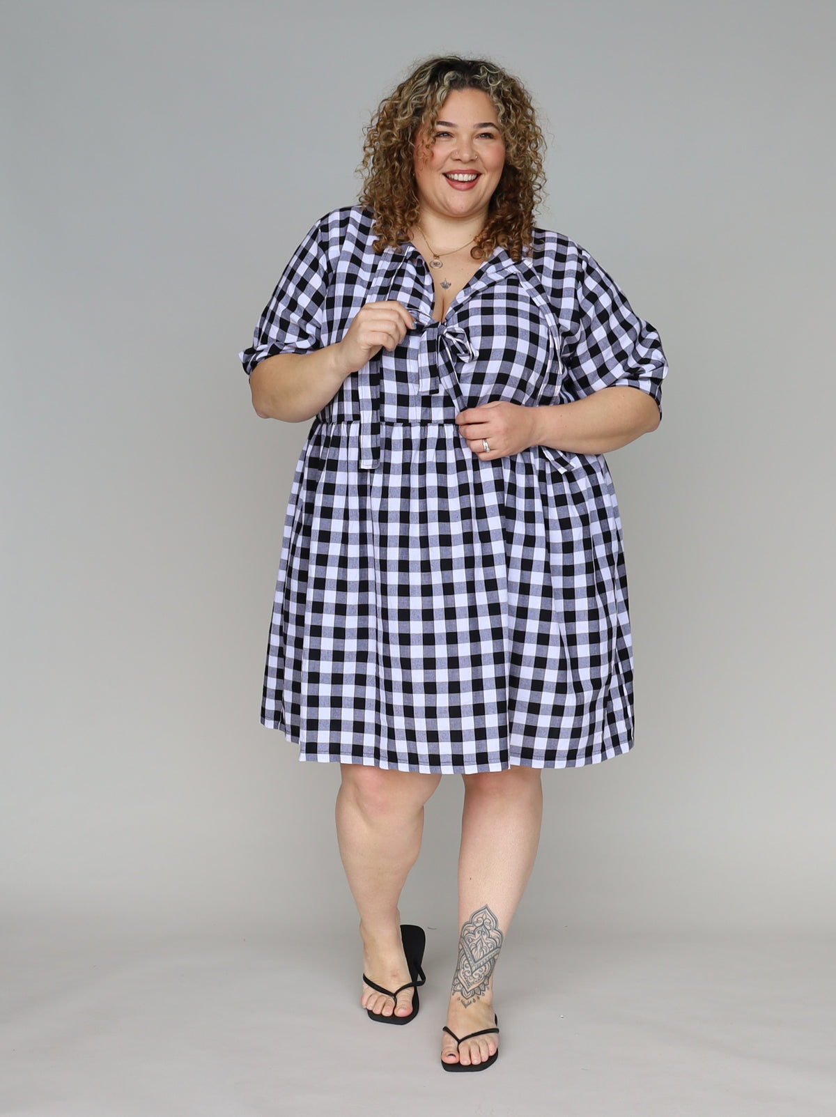Alma Dress - Gingham