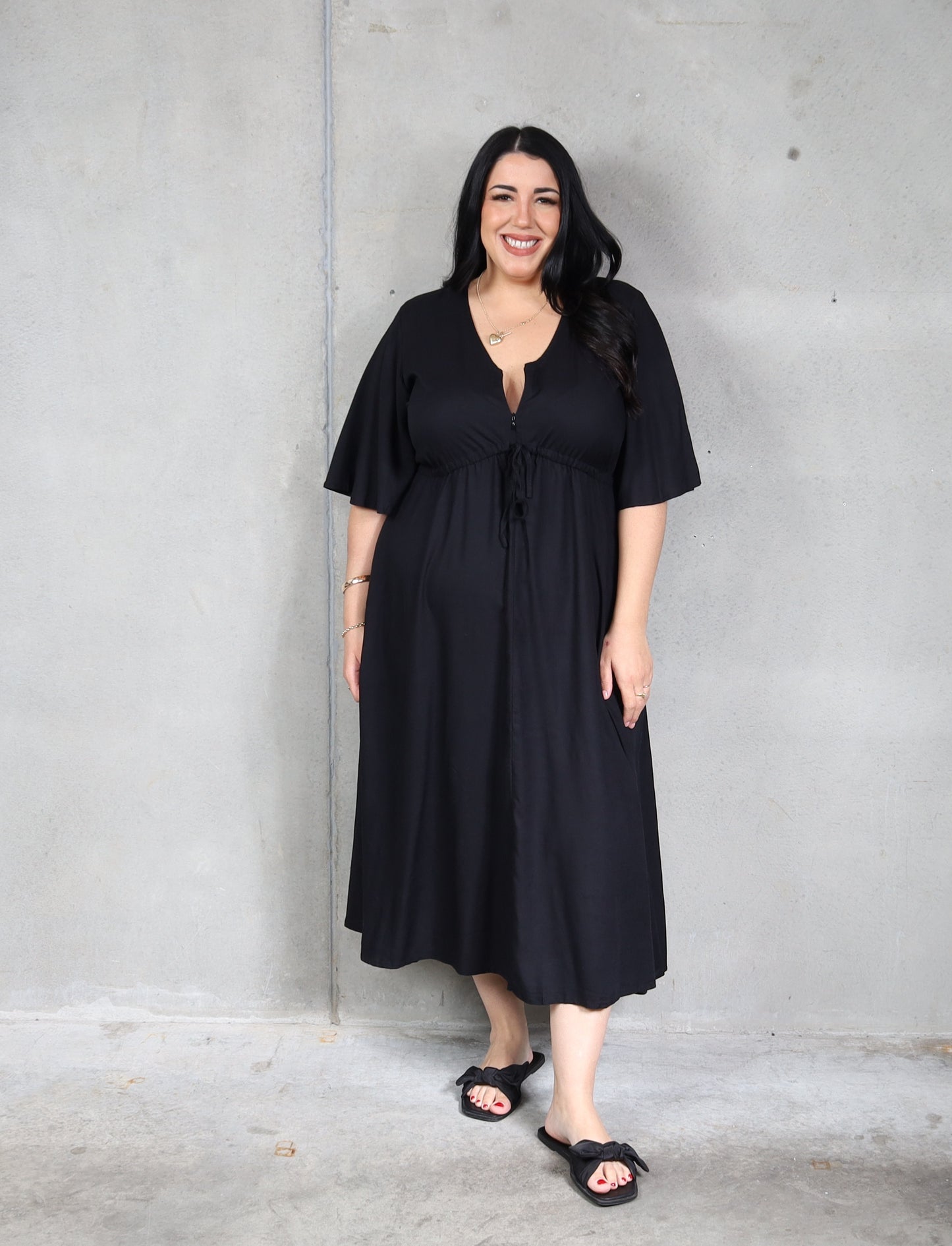 Juney Dress - Black - Isla-Maree