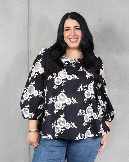 Amalfi Top - Broderie