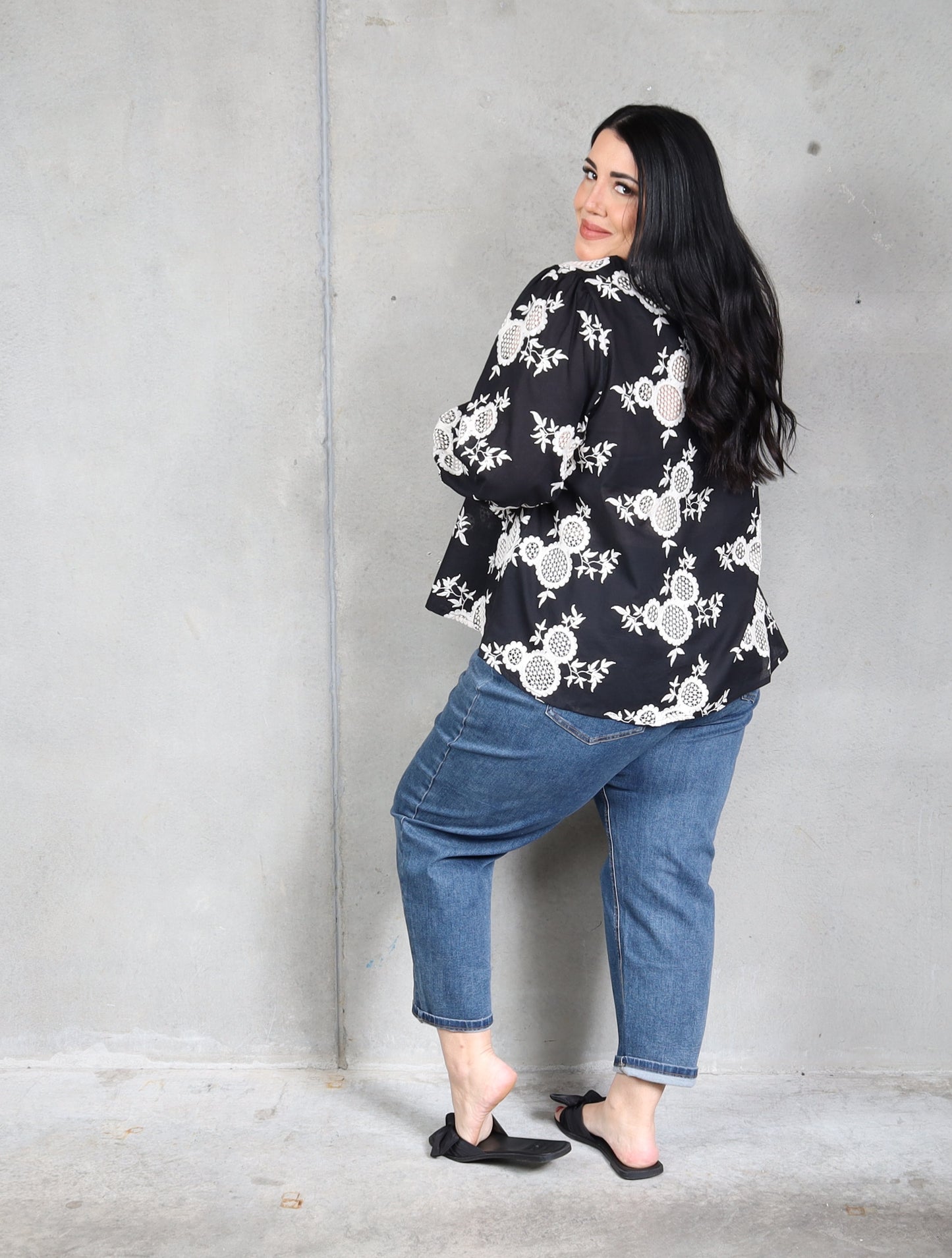 Amalfi Top - Broderie