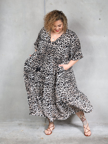 Florence Dress Short Sleeve - Jungle - Isla-Maree