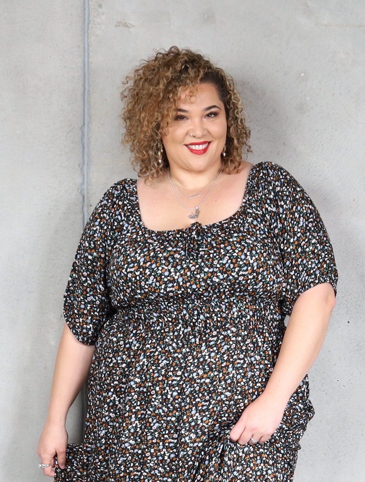 Tabitha Dress - Forget Me Not
