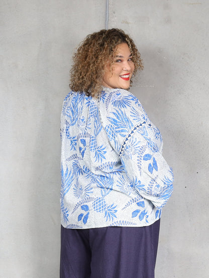 Sara Blouse - Parrot