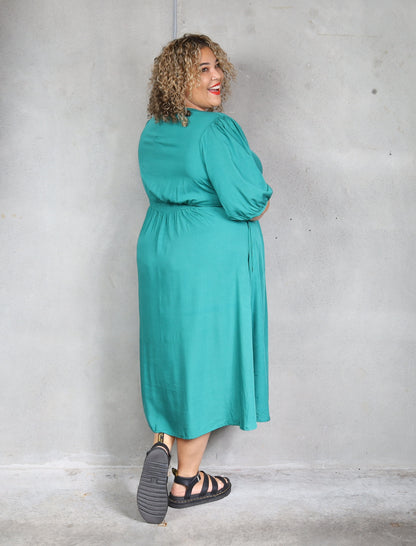 Molly Dress - Emerald Green