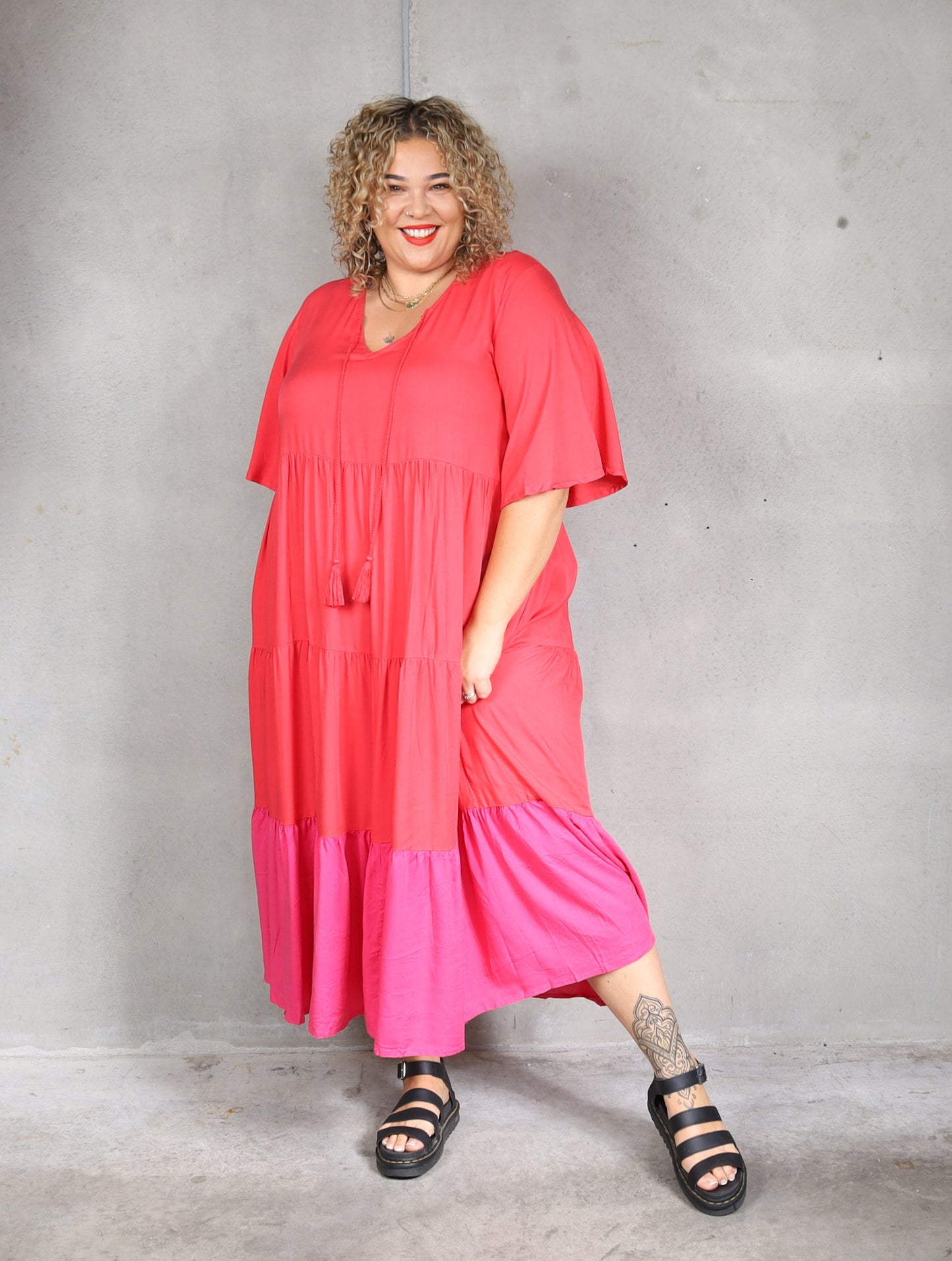 Florence Dress - Watermelon