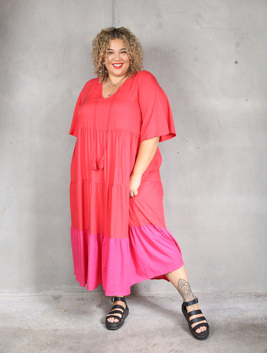 Florence Dress - Watermelon
