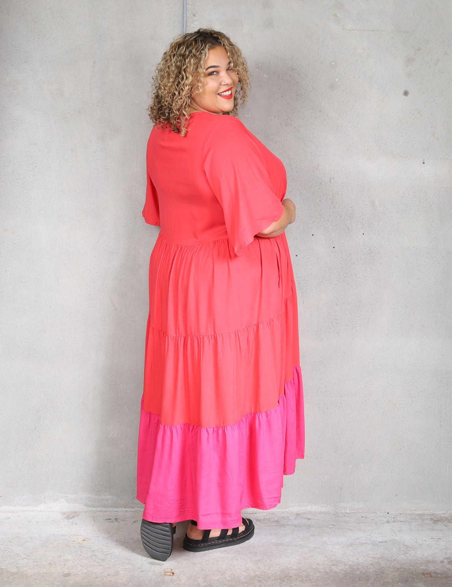 Florence Dress - Watermelon
