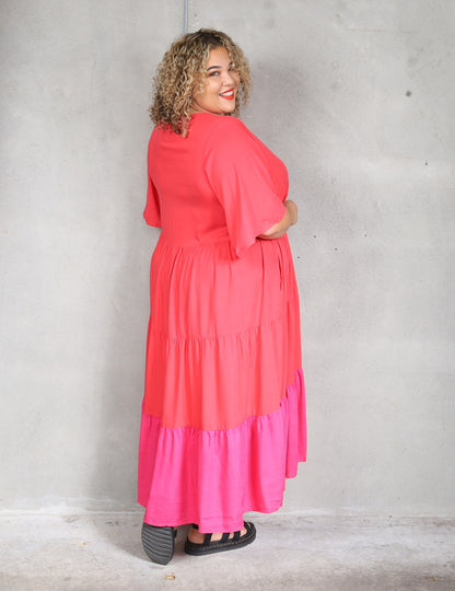Florence Dress - Watermelon