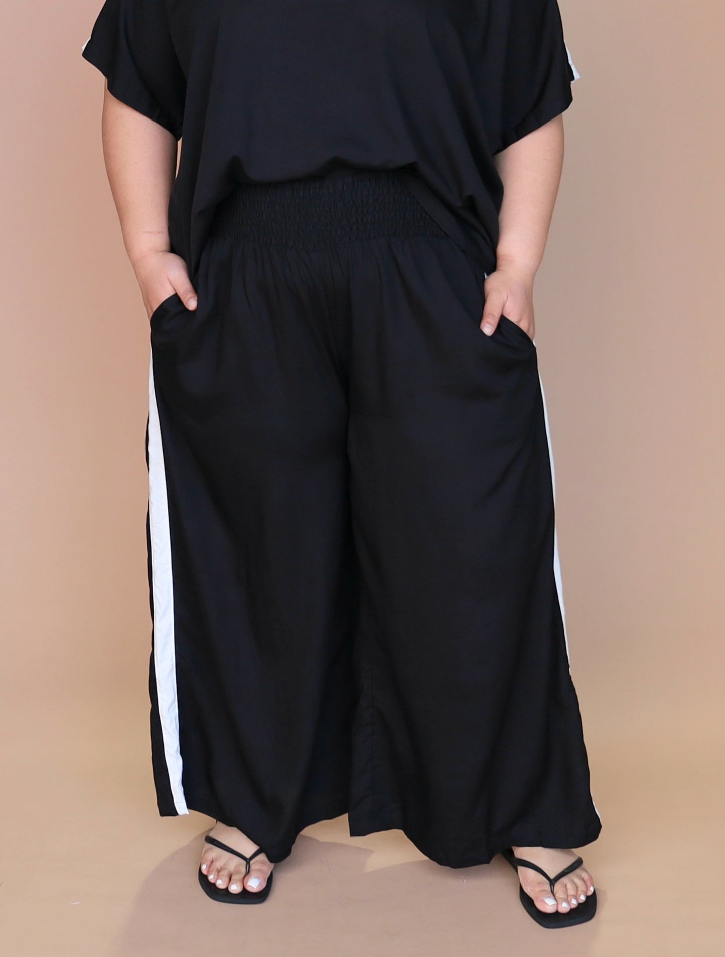 Resort Pant - White Stripe