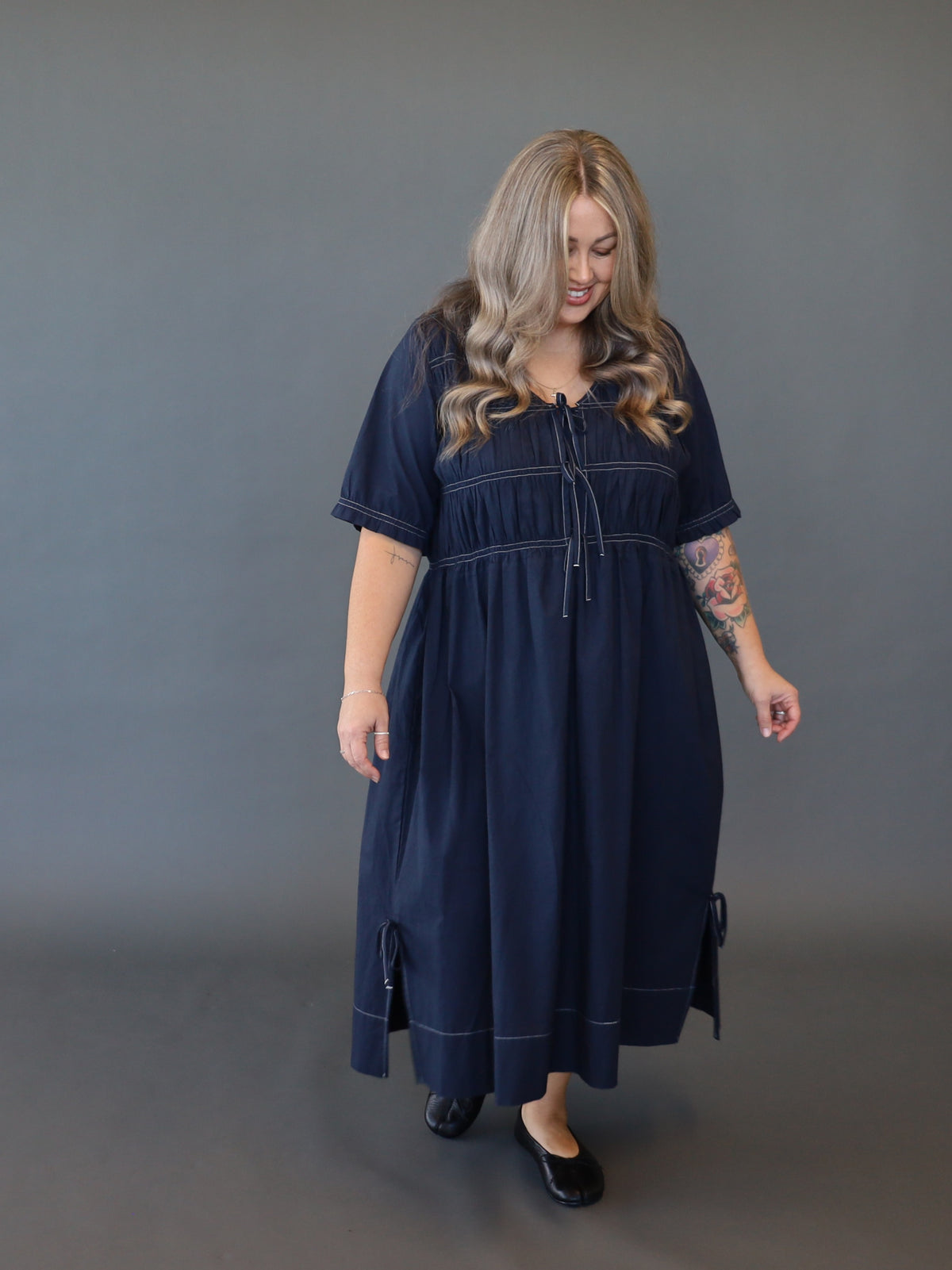 Saylor Dress - Royal Navy - Isla-Maree
