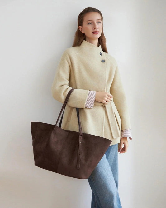 Louenhide Sawyer / Louie Pouch Set - Choc Suedette