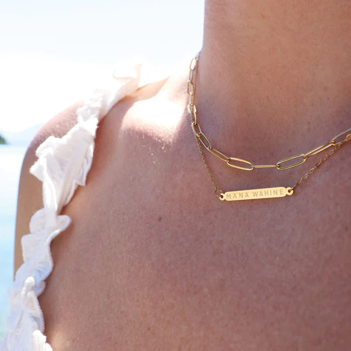 Mana Wahine Double Chain Necklace