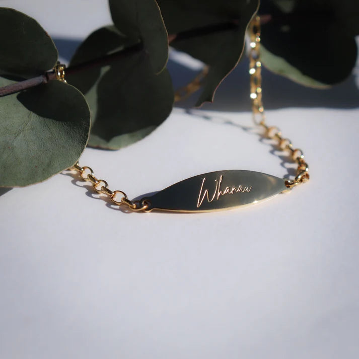 Whanau Signature Bracelet - Gold - Isla-Maree