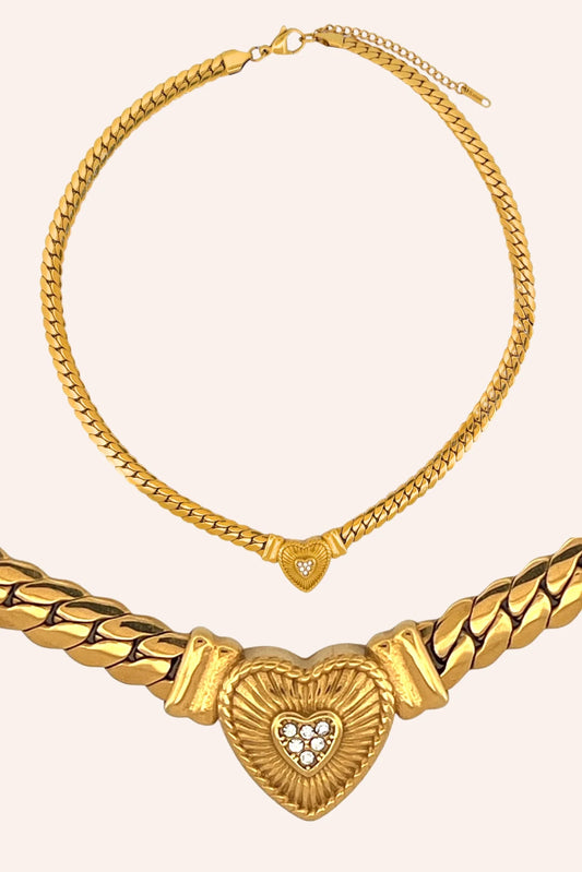 Dynasty Heart Necklace - Isla-Maree