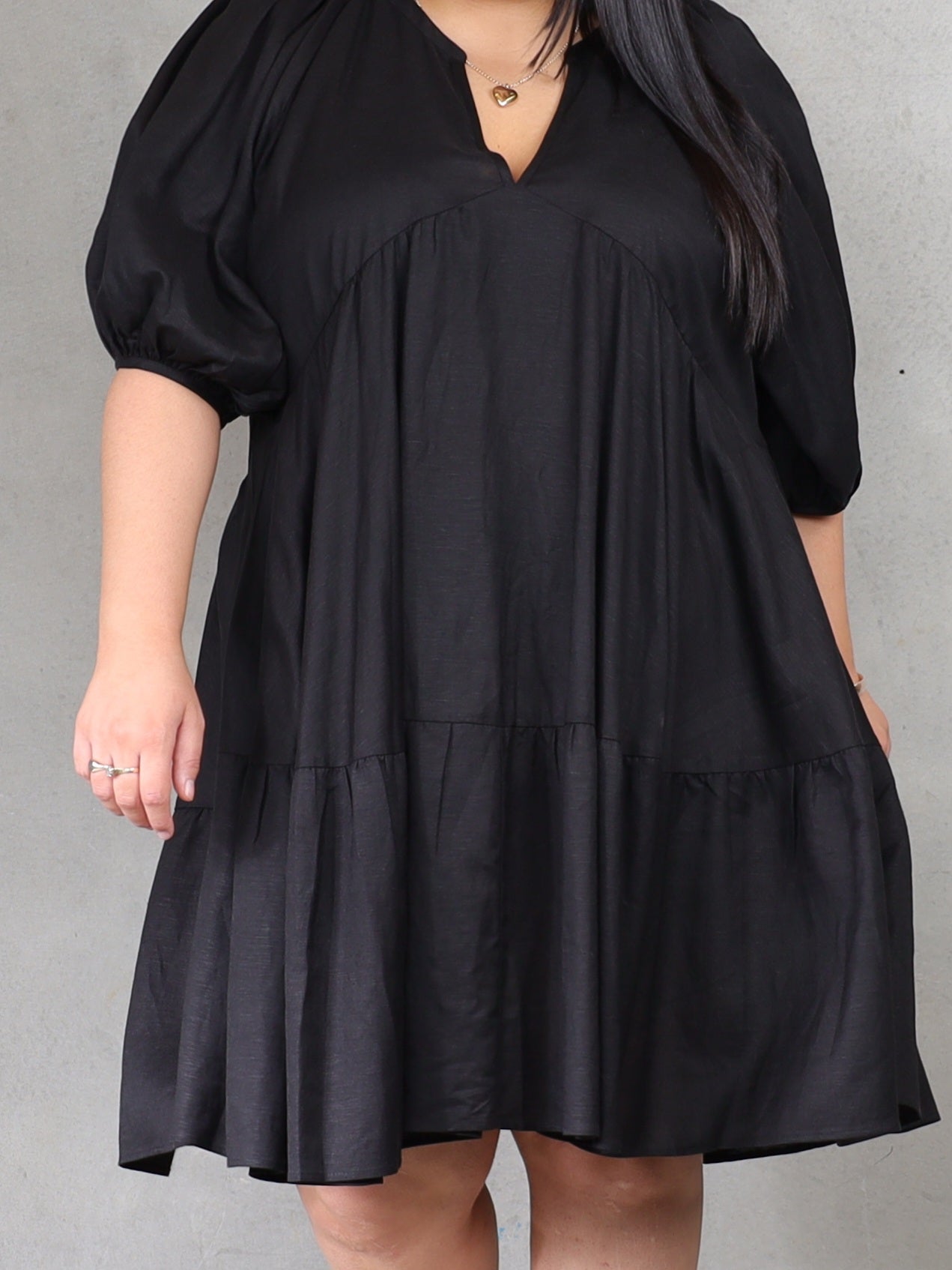 Mamma Mia Dress - Black