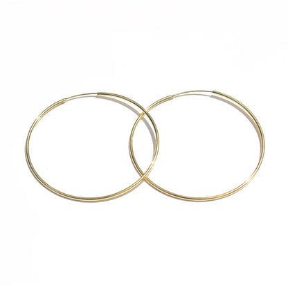 Queen of the Foxes Earrings - Gold Hoop