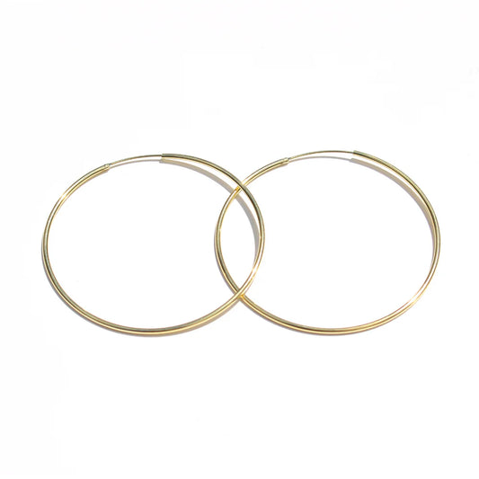 Queen of the Foxes Earrings - Gold Hoop