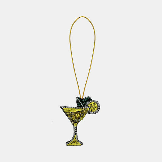 Lemon Cocktail Bag Charm