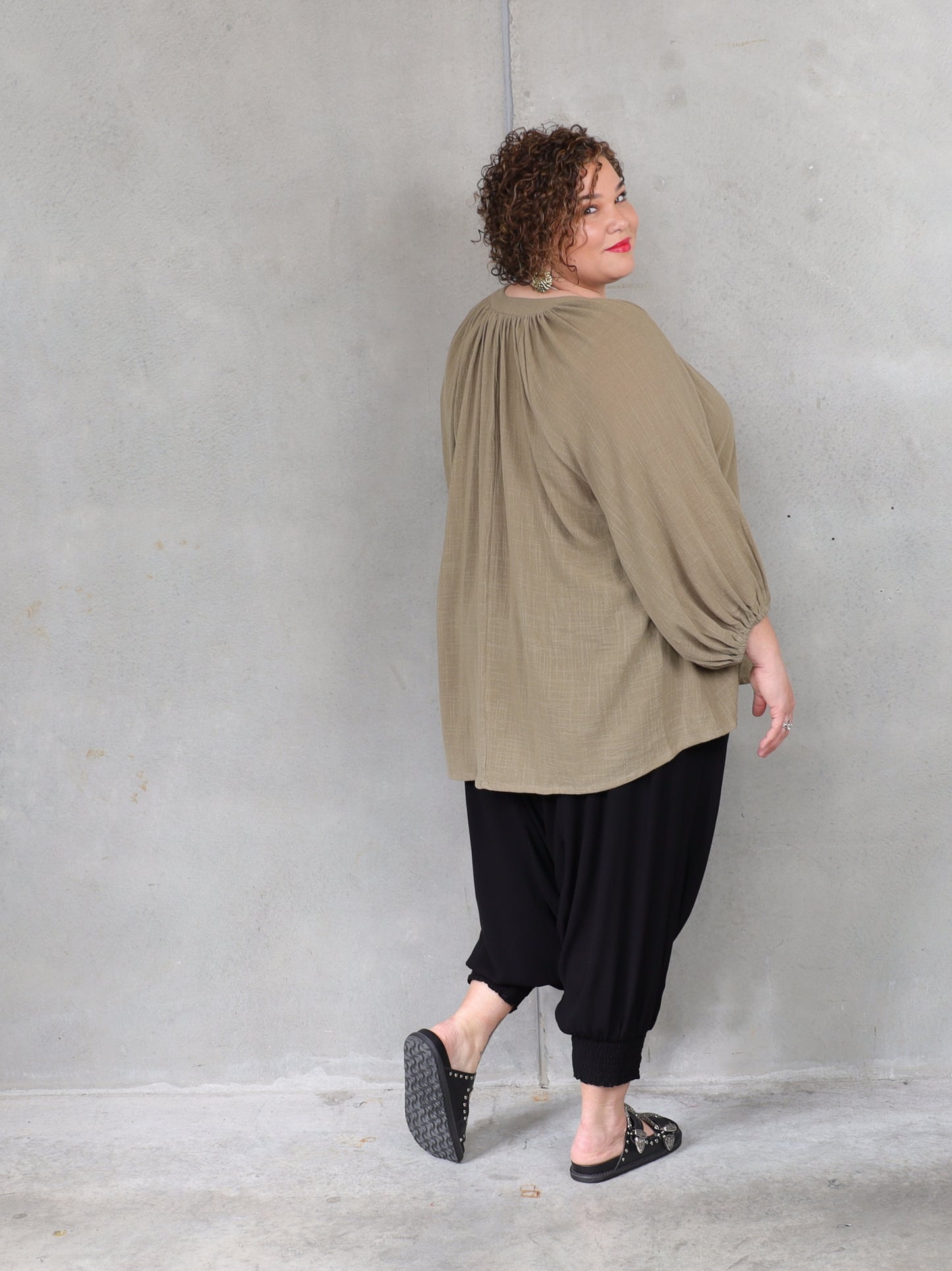 Salvador Blouse - Moss
