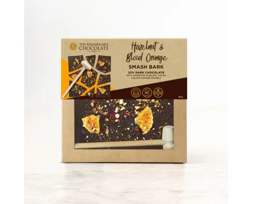 Remarkable Chocolate - Smash Bark Hazelnut Orange