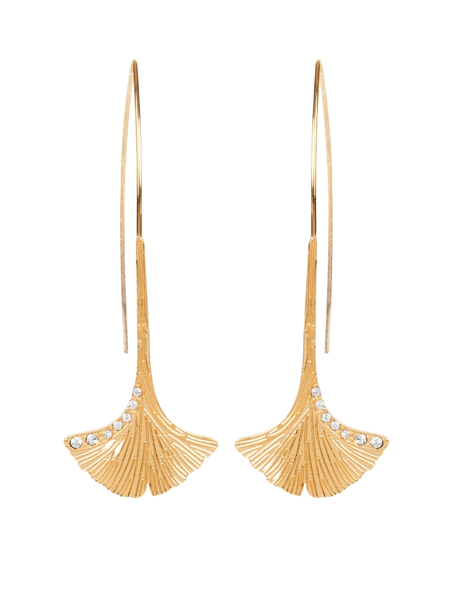 eb&ive Laax Metal Earring - Leaf