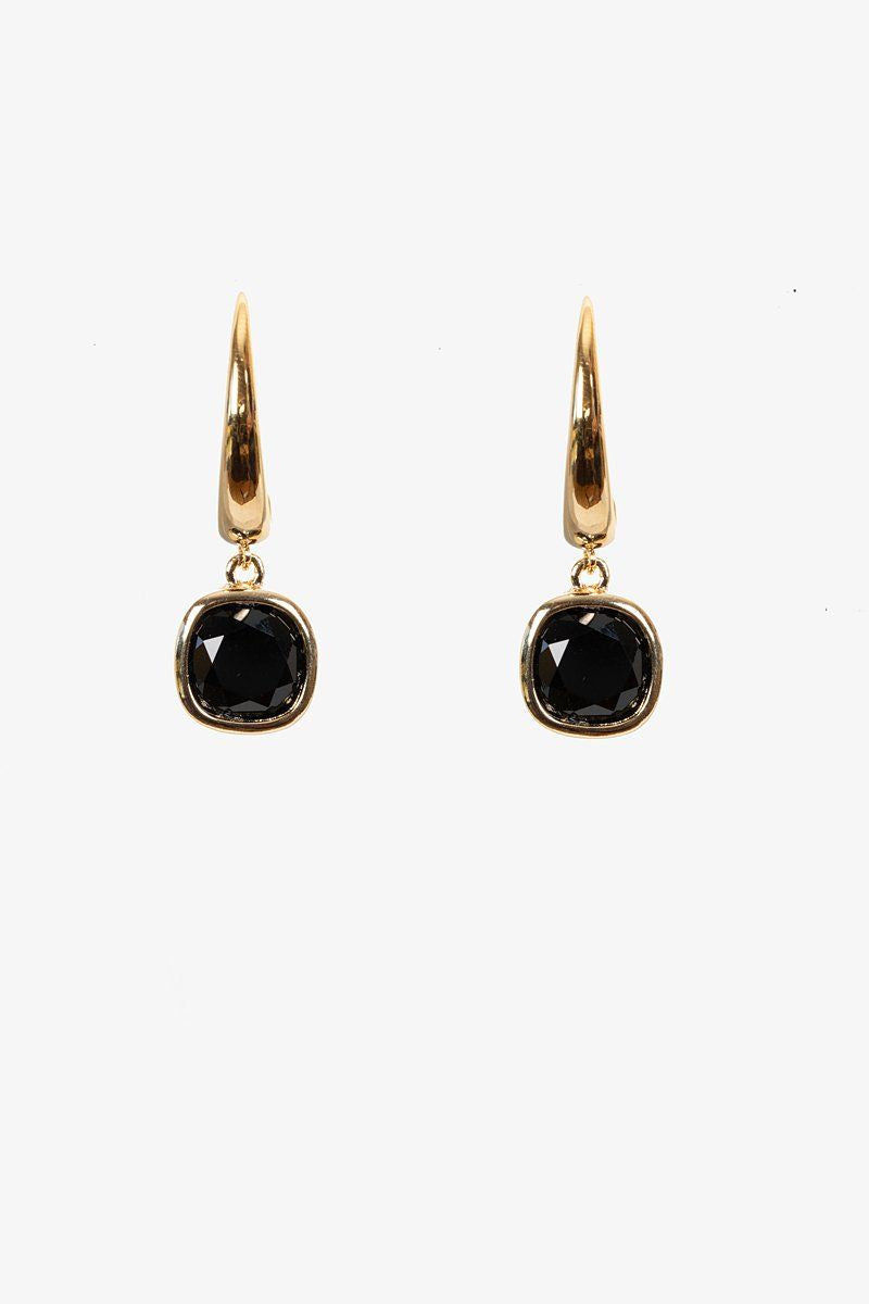 Antler Camilla Swarovski Earring - Jet