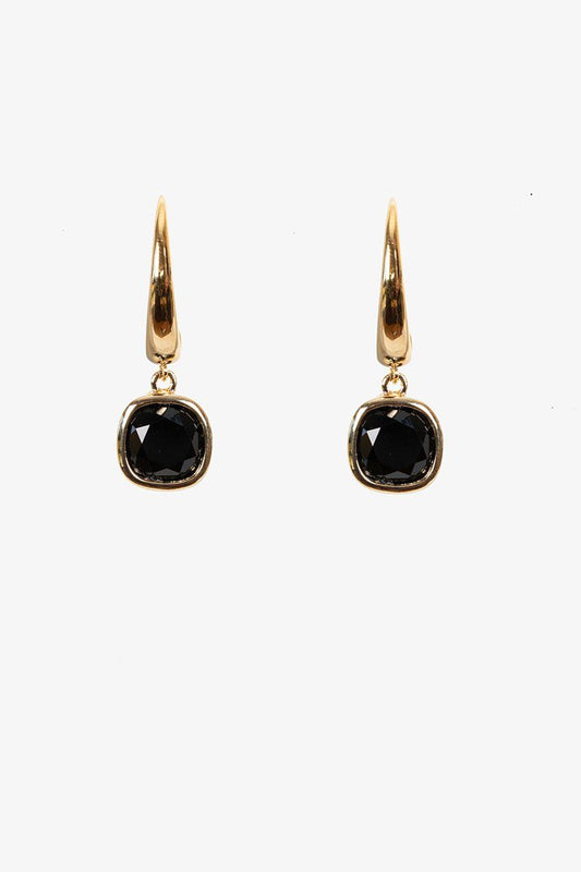 Antler Camilla Swarovski Earring - Jet