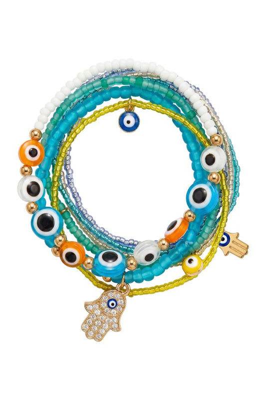 Mati Bracelet Set - Blues - Isla-Maree