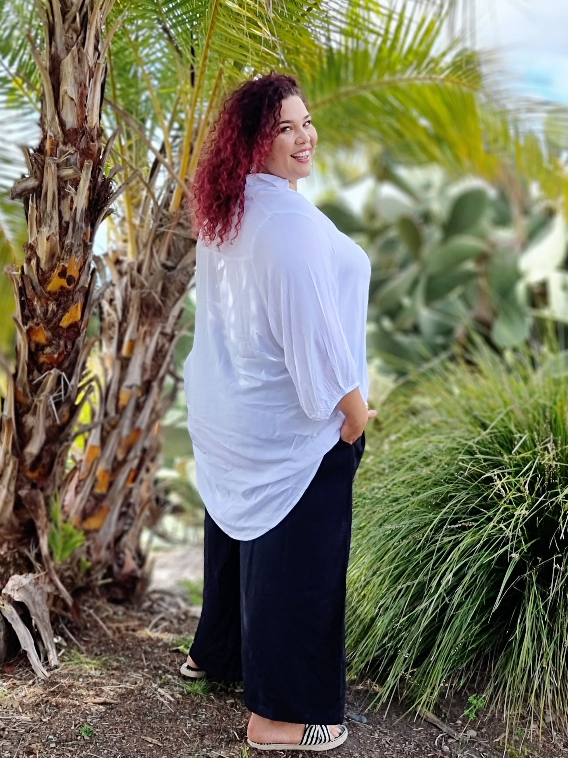 Haven Shirt - White - Isla-Maree