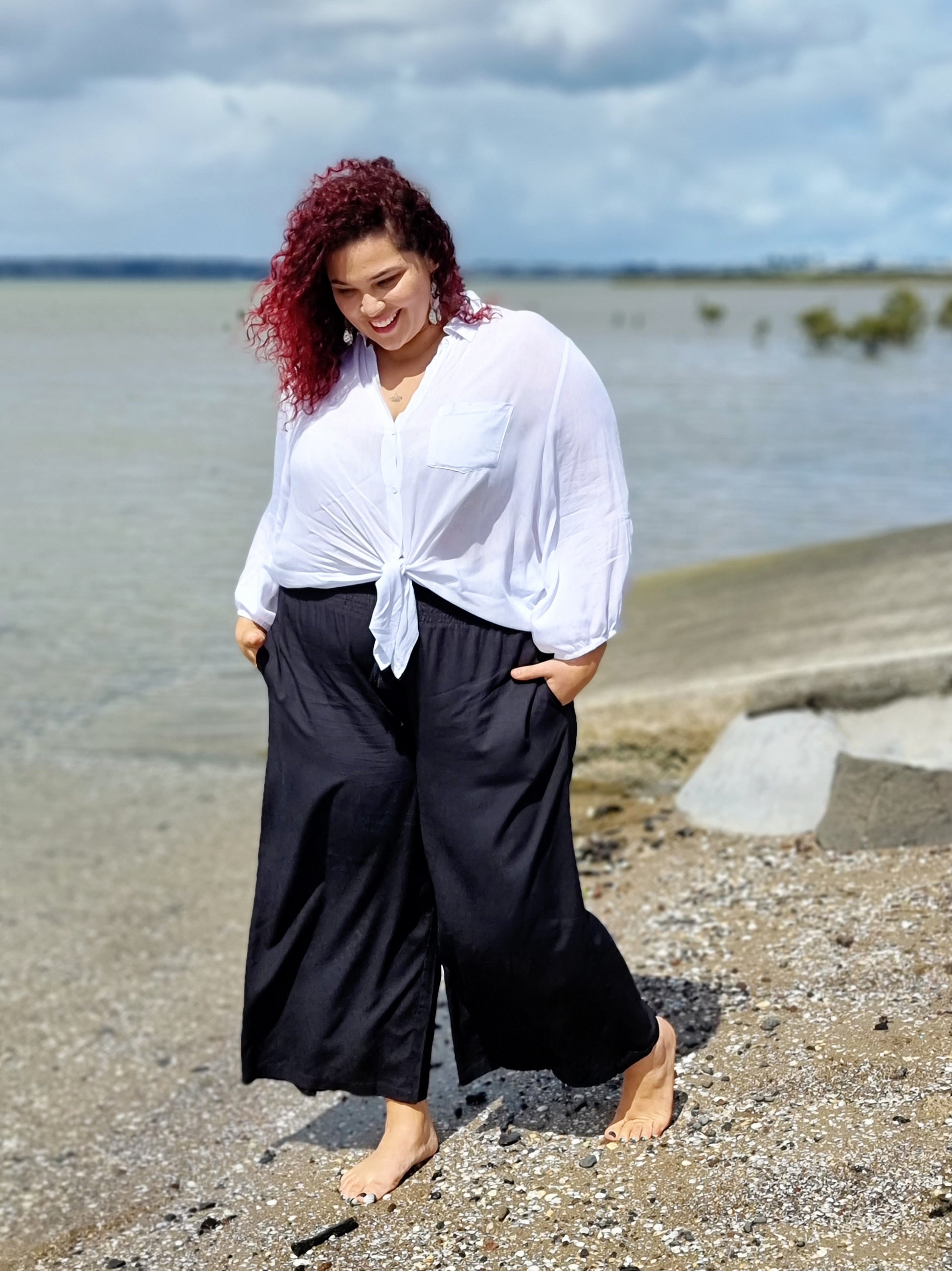Haven Shirt - White - Isla-Maree