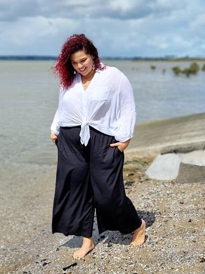 Haven Shirt - White - Isla-Maree