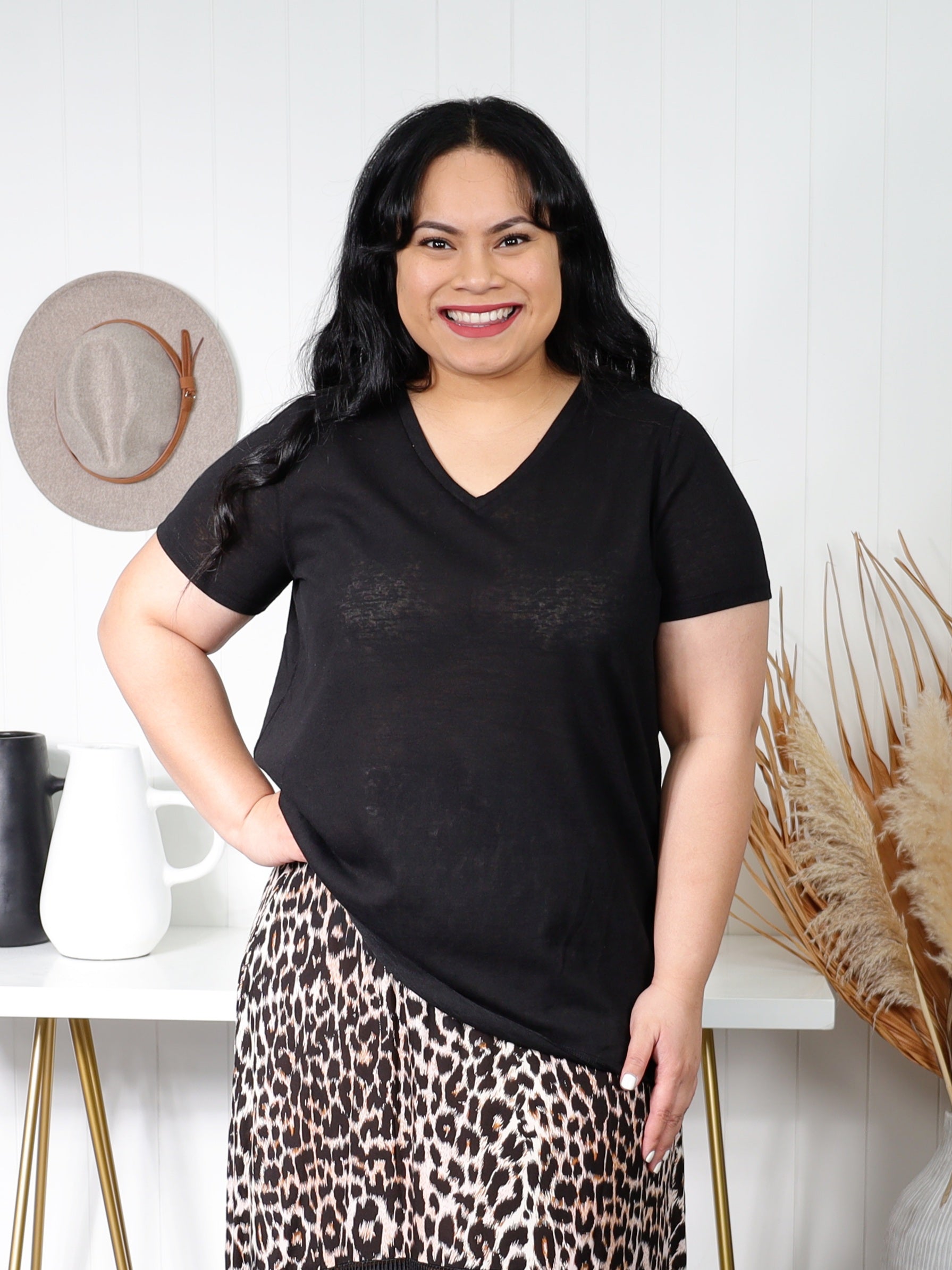 Cuba Tee - Black - Isla-Maree