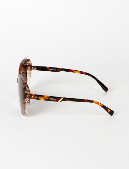 Stella + Gemma Sunglasses Malibu - Tort/Beige